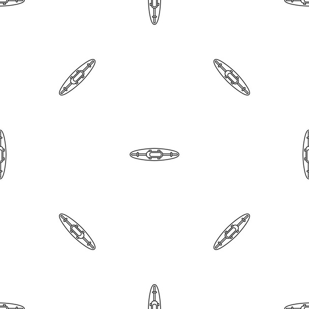 Canoe pattern seamless vector - Vecteur, image