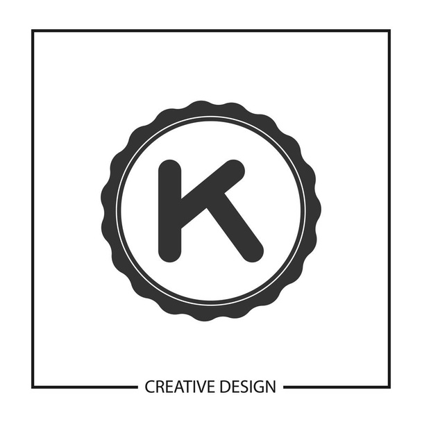 Első betű K logó sablon Vector Design - Vektor, kép