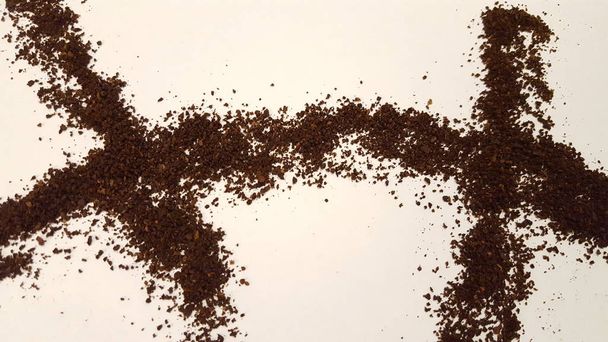 Ground Coffee Design. Кофи Аннан: Искусство и искусство
. - Фото, изображение