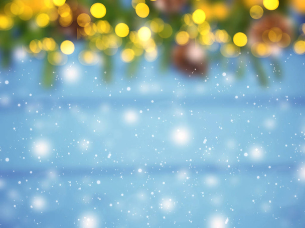 абстрактный фон красочные размытые рождественские светлые гирлянды
 - Фото, изображение