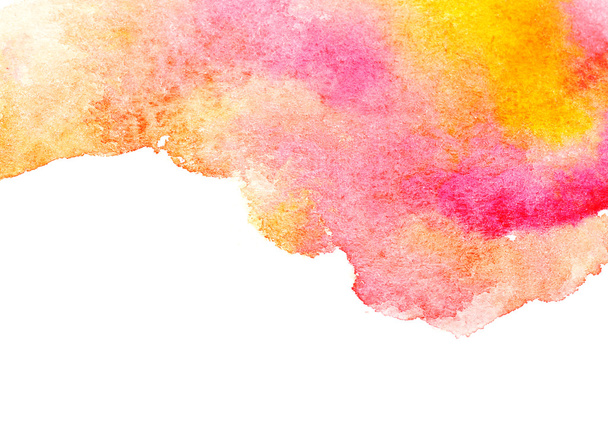 Abstract watercolor art hand paint - 写真・画像