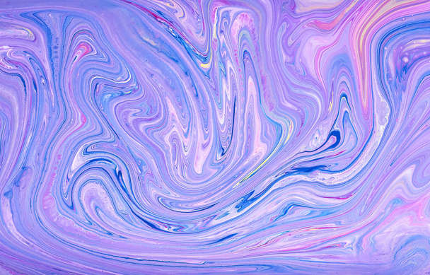 Fluid Art. Abstract colorful background, wallpaper. Mixing  paints. Modern art. Marble texture - Foto, Imagem