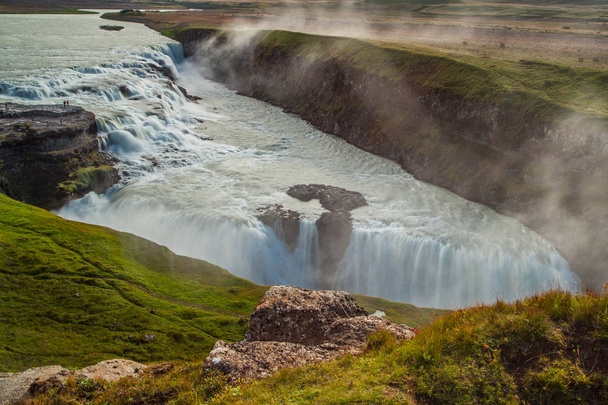 Удивительный водопад Галлфосс в Исландии
 - Фото, изображение