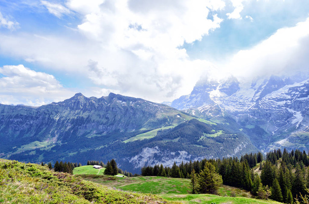 Ελβετία Άλπεις τοπίο - Φωτογραφία, εικόνα