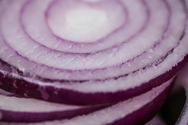 Fresh onion mocro background, food - Photo, image