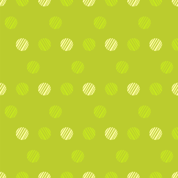 Vintage green background with grunge polka dots - Διάνυσμα, εικόνα