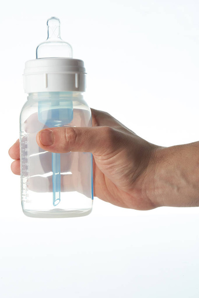Milk feeding baby bottle - Photo, Image