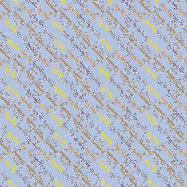 Arabic text happy holiday multicolor seamless pattern. - Vector, Image