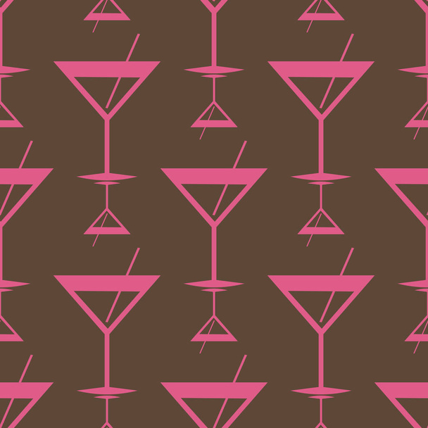 Cocktail tropicali colorato modello senza soluzione di continuità
 - Vettoriali, immagini