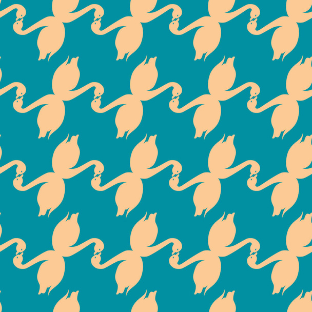 Cygnes coloré motif lumineux sans couture
 - Vecteur, image