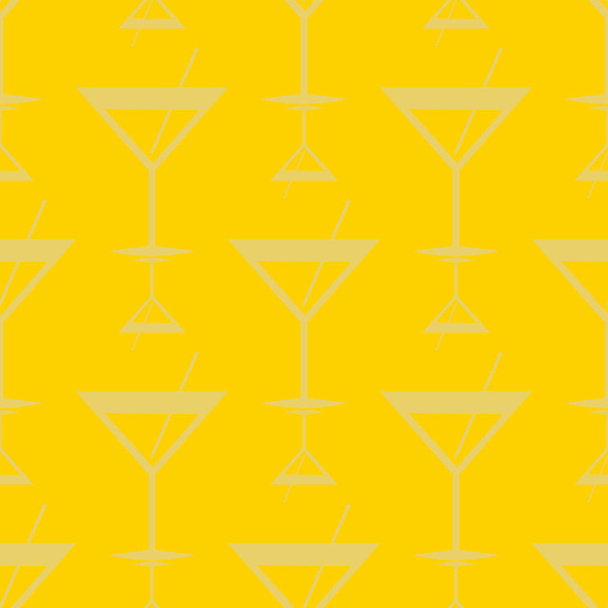 Tropische cocktails kleurrijke naadloze patroon - Vector, afbeelding