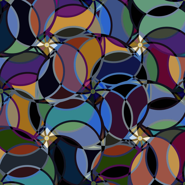 abstrakti geometrinen värikäs kuvio vektori kuva - Vektori, kuva
