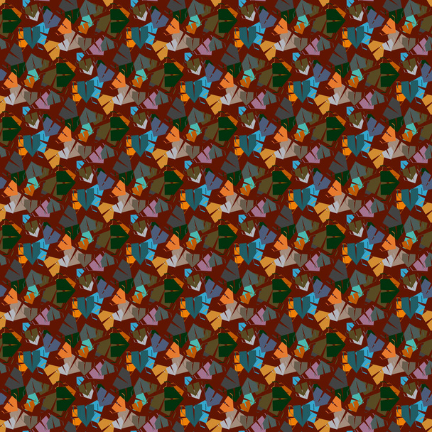 Цветной бесшовный узор с палатками для кемпинга
 - Вектор,изображение