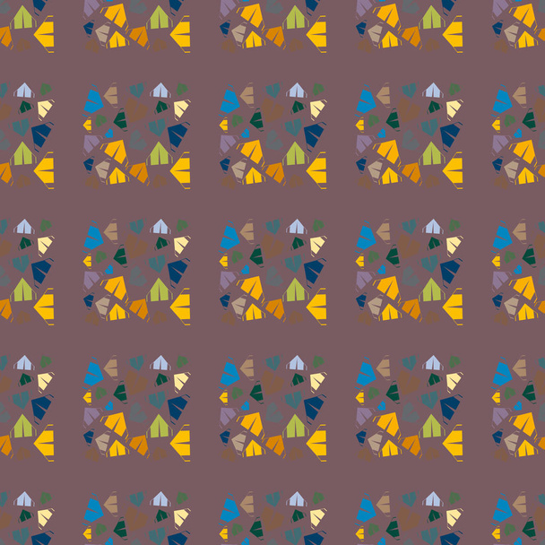 patrón inconsútil de color con carpas de camping de dibujos animados
 - Vector, Imagen