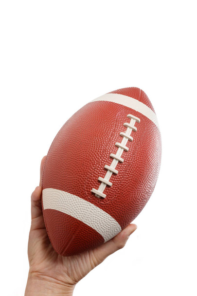 American football isolated on white , close up. - Photo, Image