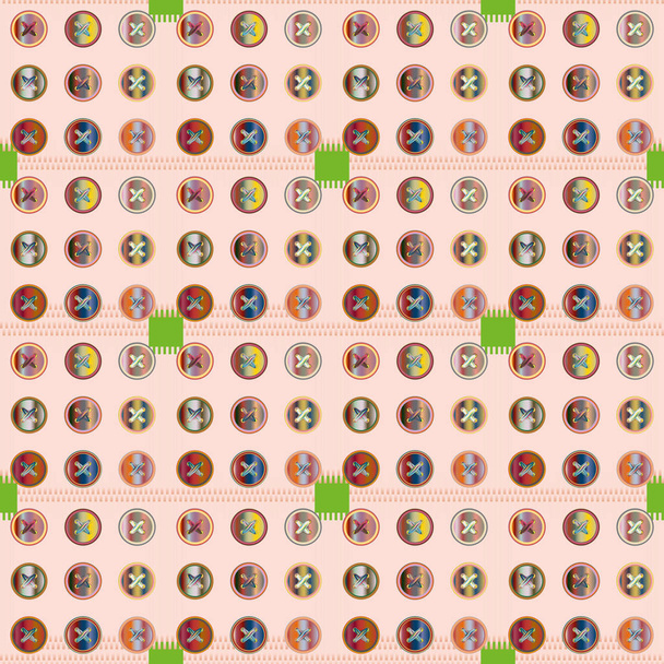 Джинсы с бесшовной иллюстрацией вектора шаблона
  - Вектор,изображение