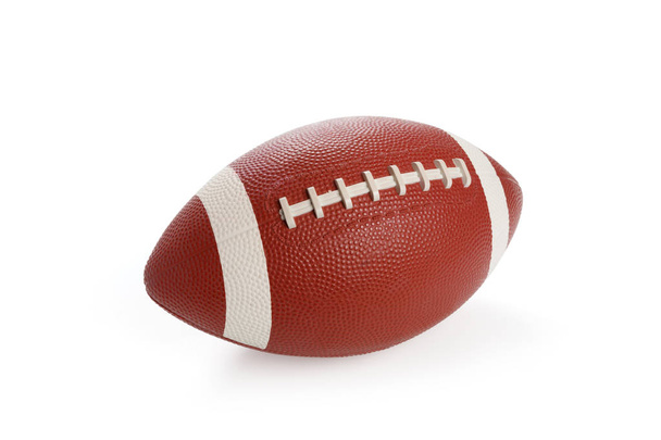 American football isolated on white , close up. - Photo, Image