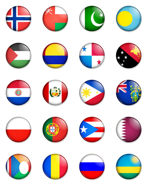 Flags of the world 10 - Foto, Bild