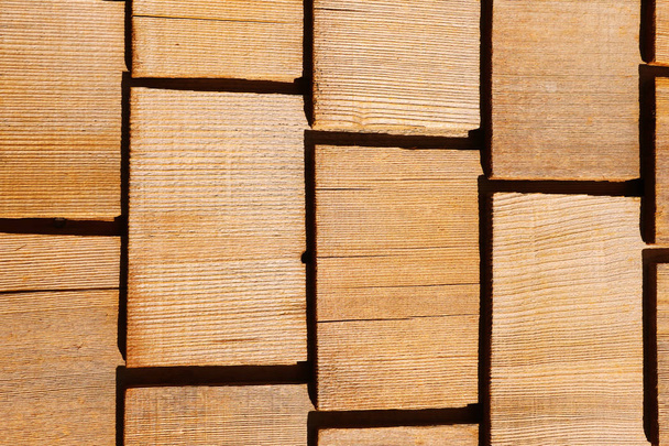 Détail du bardeau de bois protecteur sur le toit - Photo, image
