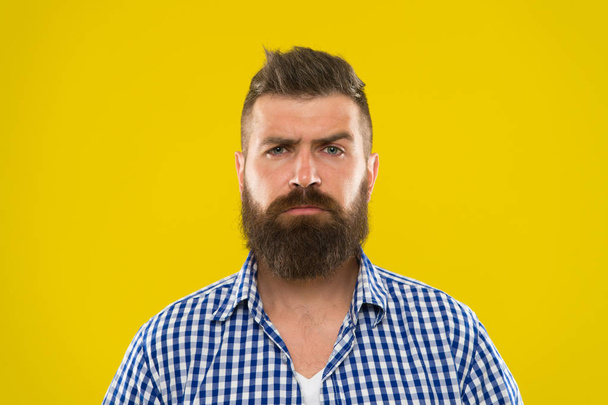 Beard man. Hair and beard care. Bearded man. Male barber care. Mature hipster with beard. brutal caucasian hipster with moustache. Confident and handsome Brutal man. unshaven guy with stylish hair - Foto, Bild