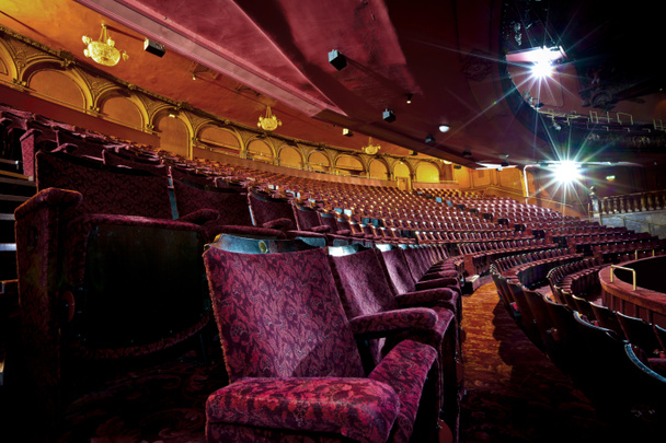 Widownia teatru pusty - Zdjęcie, obraz