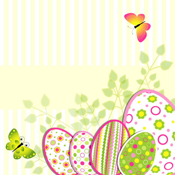 Colorful Easter holiday illustration - Вектор,изображение