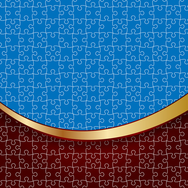 Puzzle pièces conception vectorielle
 - Vecteur, image