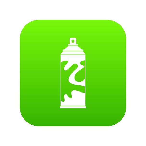 Colored spray icon digital green - Вектор,изображение