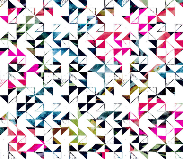 Moderní vzorek opakování geometrie textury - Fotografie, Obrázek
