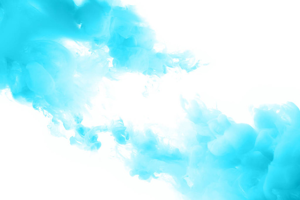 Abstract background with blue ink - Photo, Image