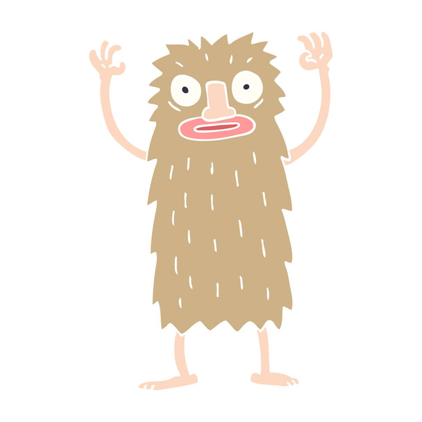 desenho animado doodle bigfoot criatura
 - Vetor, Imagem