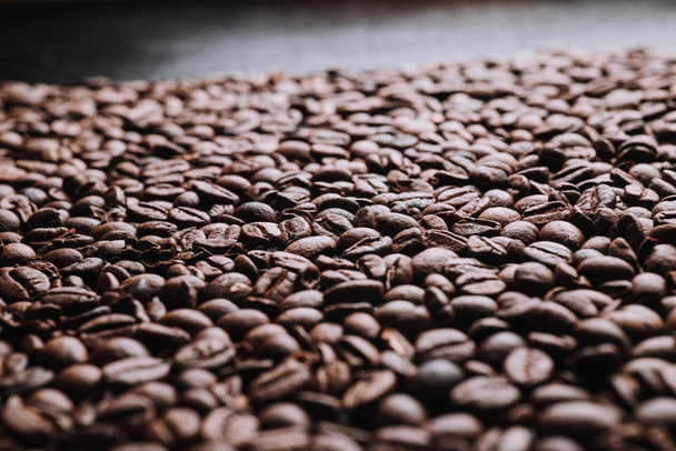 bruin koffiebonen, koffie behang - Foto, afbeelding