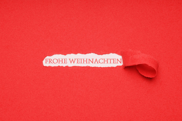 Frohe Weihnachten is German for merry christmas - 写真・画像