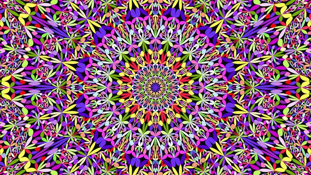 Conception de papier peint motif mandala jardin pétale coloré - illustration de fond de méditation vectorielle géométrique
 - Vecteur, image