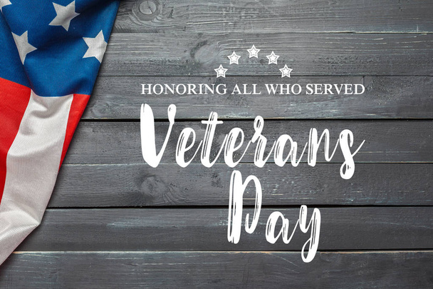 composite of veterans day flag - Фото, изображение