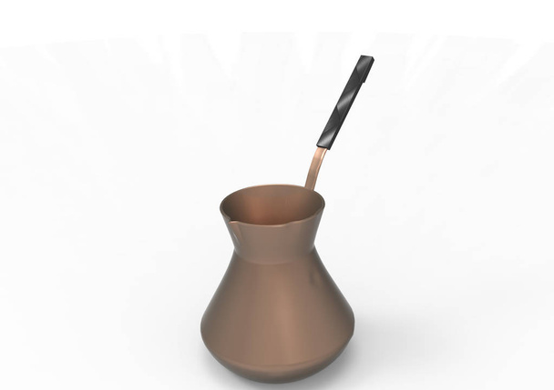 кавовий горщик 3D ізольований фон
 - Фото, зображення