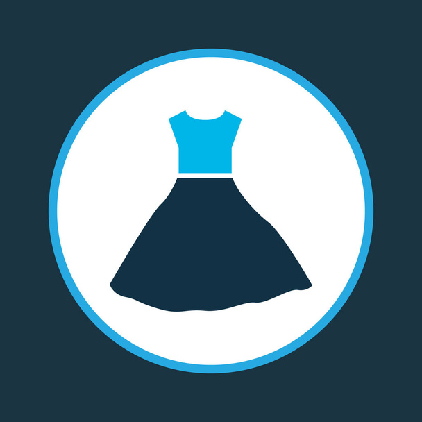 Mode kleding pictogram gekleurde symbool. Premium kwaliteit geïsoleerd jurk element in trendy stijl. - Foto, afbeelding