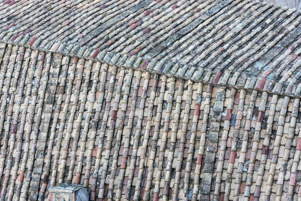 Półpasiec dachowy tło i tekstura - Zdjęcie, obraz