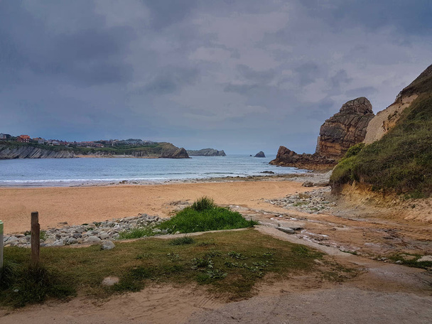             coast in the north of Spain liencres                    - Photo, Image