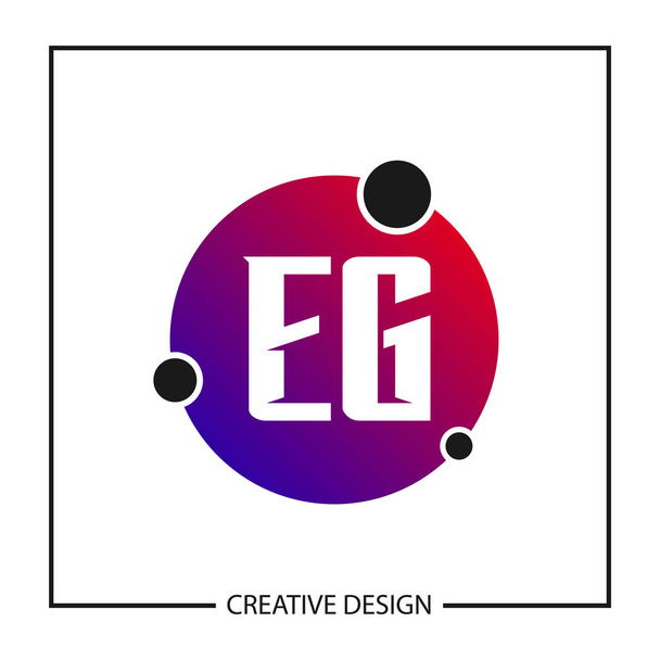 İlk harf örneğin Logo tasarım şablonu - Vektör, Görsel