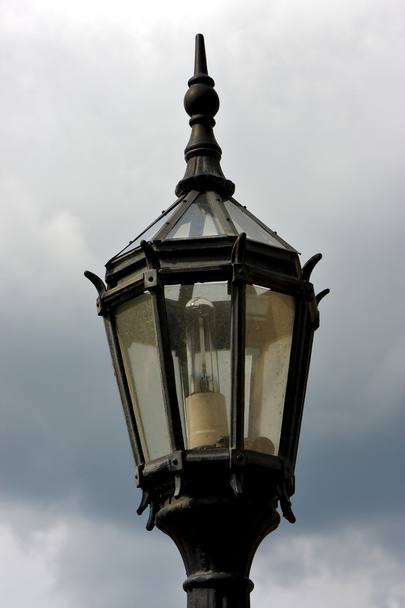 eski gri sokak lambası - Fotoğraf, Görsel