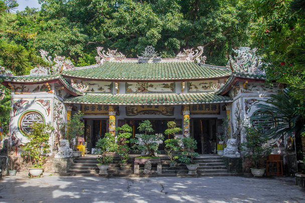 chinese temple in marble mountains - Photo, image