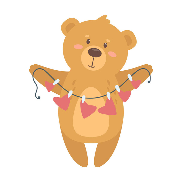 cute teddy bear - Vector, Image