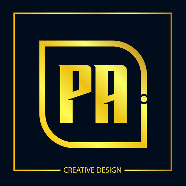Alkuperäinen Letter PA Logo malli vektori suunnittelu
 - Vektori, kuva