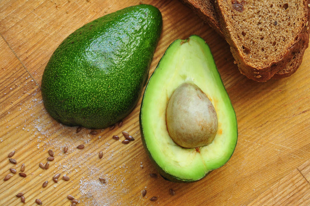Green Avocado. Proper nutrition. Food for vegans. - Photo, Image