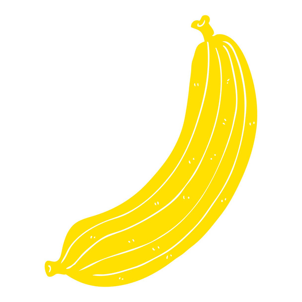 ilustração de cor plana de banana
 - Vetor, Imagem