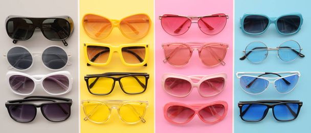 Arka plan için modern moda güneş gözlüğü - Fotoğraf, Görsel
