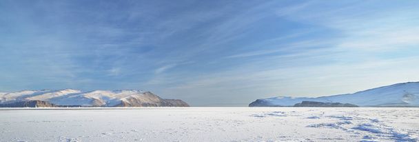Panorama of winter baikal lake - Valokuva, kuva