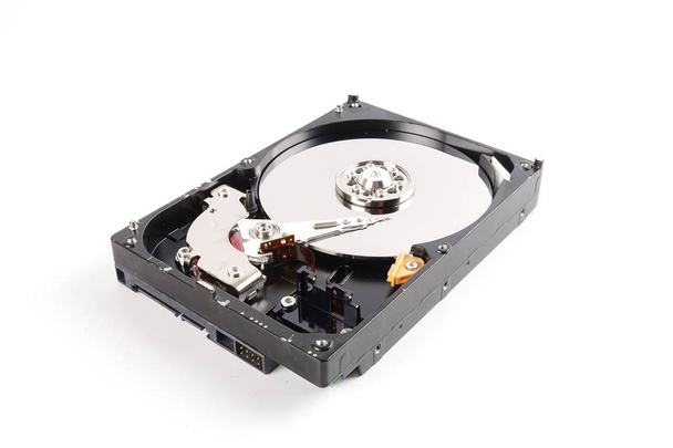 Hard disk drive (HDD) isolated on white. - Photo, Image