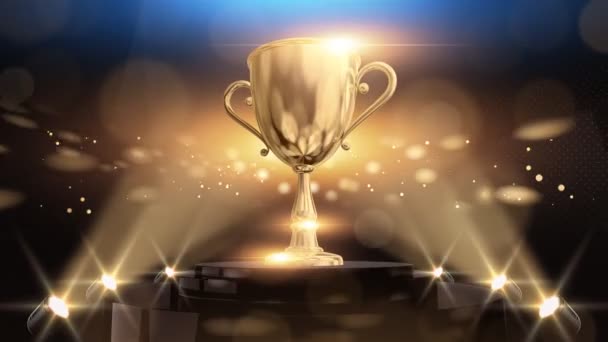 βίντεο του Golden Cup φόντο - Πλάνα, βίντεο